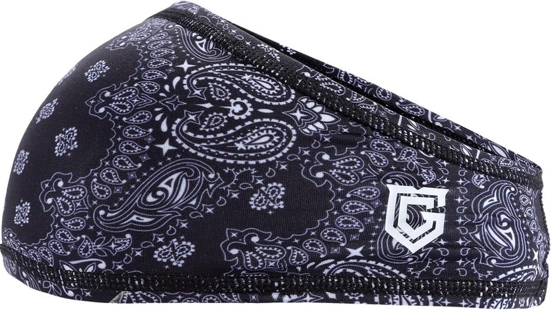 Gridiron Gladiator Football Bandana - Skull Headwrap, Sports Head Wrap for Men's Workout - Image 1